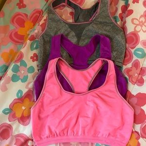 3 C9 light weight sports Bras.